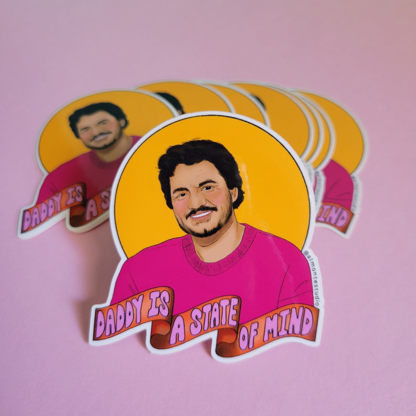 Daddy Pedro Vinyl Sticker