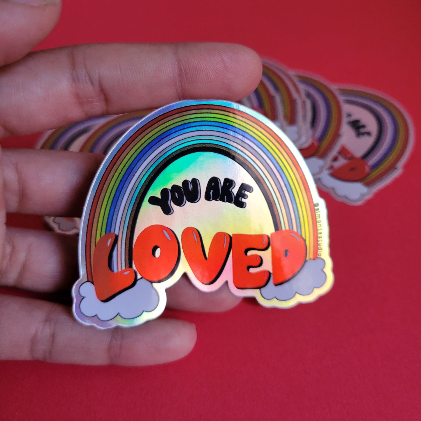 You Are Loved Holographic Sticker