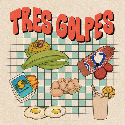 Tres Golpes Art Print