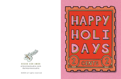 Holiday Stamp Card