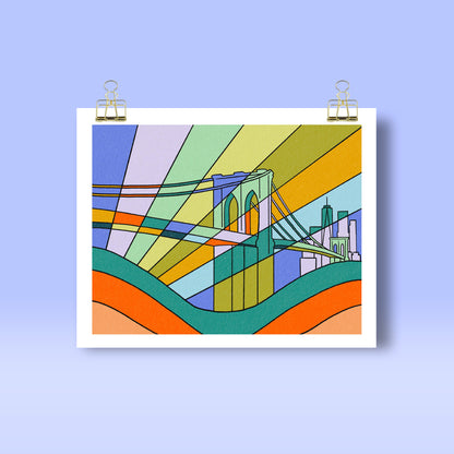 Brooklyn Bridge Art Print