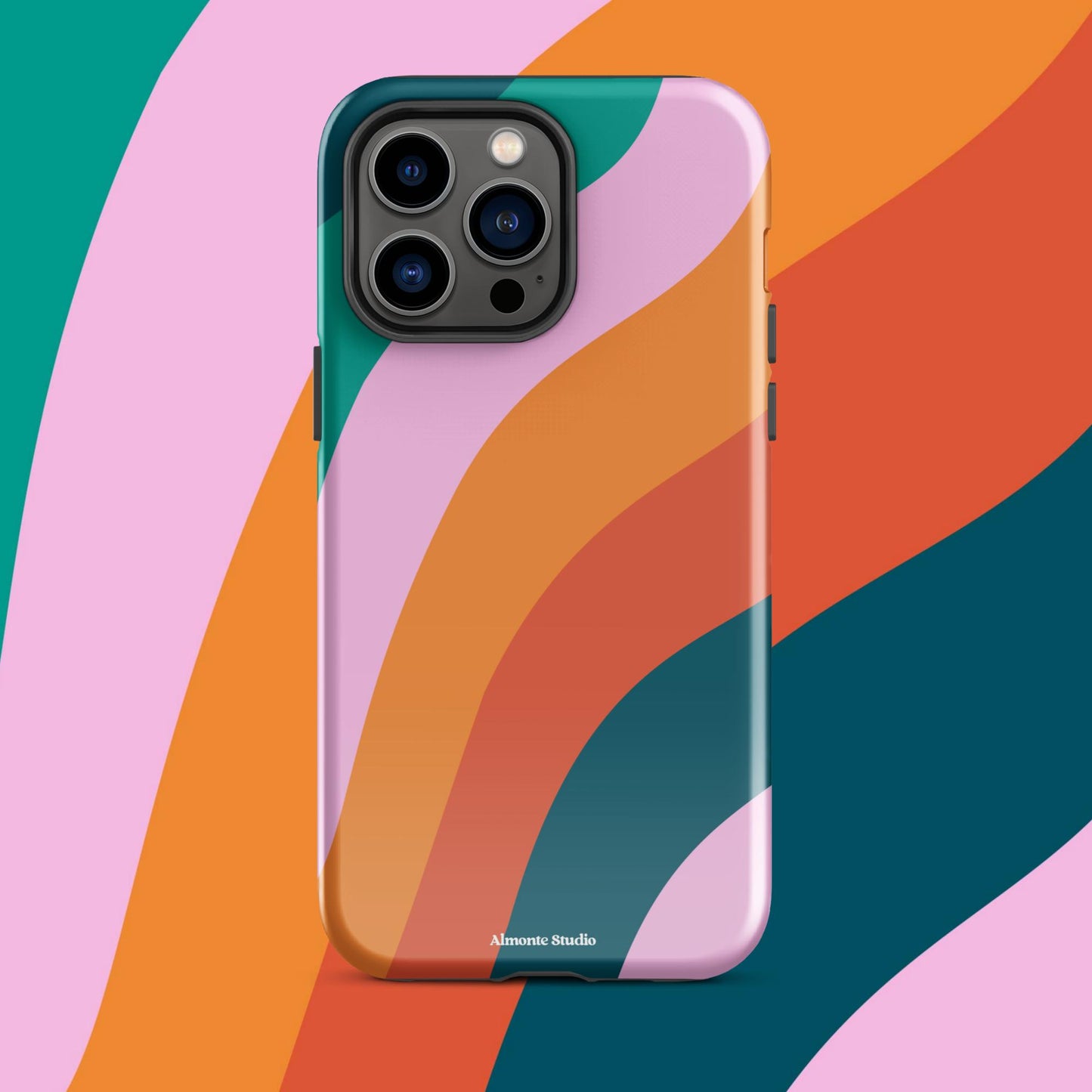 Retro Swirl Tough Case for iPhone®